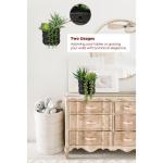 2 stuks kunstvetplanten, voor woondecoratie, gepot kunstvetplanten, kunstvetplanten, in keramische potten, moderne voor binnen, voor badkamer, plank, kantoordecoratie