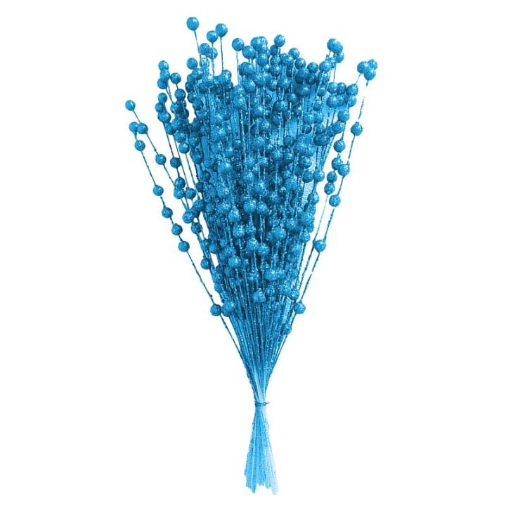 150 Stück Künstliche Weihnachtsbeeren-Picks, Glitzernde Beerenzweige für Winter, Weihnachten, Küche, Party, Tafelaufsatz, Blumendekoration (5)