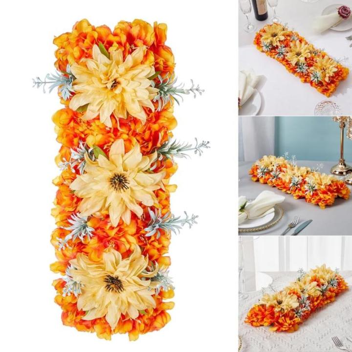 Lange künstliche Blumenarrangements, Dekorationen, Foto-Requisiten für die Hochzeitsfeier