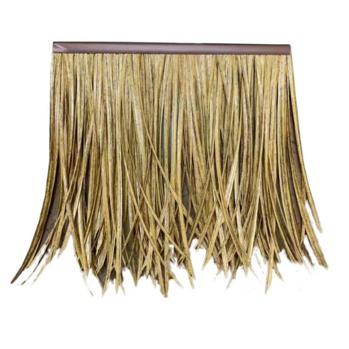 Simulatie strodak stroschubben kunststof stro tegels tarwe oor paviljoen decoratie vlamvertragend kunstmatig vervaardigd stro retro natuurlijke bladeren nep stro (kleur: geel d, ma