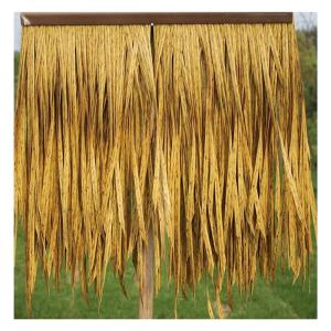 LYRZJJ Simulation Thatch Tile Kunststoff Fake Stroh dekorative Pavillon Dach Folk Garten Rasen Stroh Haus Dekoration Materialien, 2pcs (Farbe: Gelb A) (Color : Yellow c, Size : 2pc