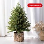 Kerstboom kunstmatige groene kerstboom, doe-het-zelf tafelkerstboom in pot, kerstboom 45 cm, 60 cm, 70 cm, 90 cm