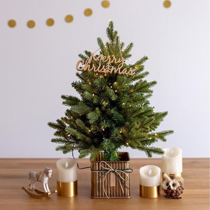 Kerstboom kunstmatige groene kerstboom, doe-het-zelf tafelkerstboom in pot, kerstboom 45 cm, 60 cm, 70 cm, 90 cm