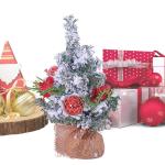 Small Christmas Tree for Home | Table Centerpiece Christmas Tree | Holiday Home Accents, Charming Tabletop Christmas Tree, Burlap Base Tree, Seasonal Table Centerpieces
