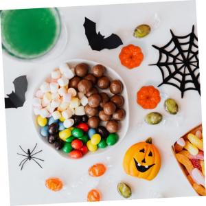 600 stuks pompoen decoratie Halloween pompoen decoratie Halloween feestdecoratie Halloween-decoratie-accessoires kleine realistische pompoen herfstdecoraties PU-lijm rekwisieten mi