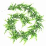 Faux Boston Varens, Wijnstokken Kunstmatige Opknoping Planten Nep Klimop Bladeren Slinger/Krans 190cm voor Bruiloft Achtergrond Boog Muur Thuis Veranda Tuin Woondecoratie