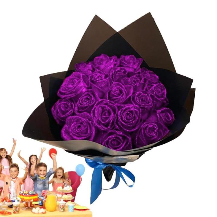 Künstlicher Rosenblumenstrauß – Bouquet, romantische gefälschte unsterbliche Rosenblumen | Hochzeitsstrauß, Home Party Dekoration für Freundin