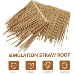 Mexikanisches Strohdach, Synthetisches Strohdach, Tiki-Bardach Strohdach Synthetisches Strohdach, DIY-Strohrollen-Gartenzaun Für Hawaiianische Strandpartys, Gartenzaundekoration U