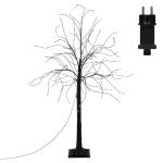 Led-boom 120 cm met 480 warmwitte leds, kunstkerstboom, lichtboom met stervormige lampen, decoratieve boom voor Kerstmis, flexibele takken, kerstdecoratie voor binnen en buiten, IP
