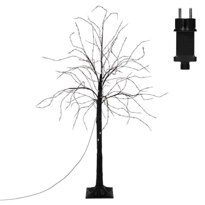 Led-boom 120 cm met 480 warmwitte leds, kunstkerstboom, lichtboom met stervormige lampen, decoratieve boom voor Kerstmis, flexibele takken, kerstdecoratie voor binnen en buiten, IP