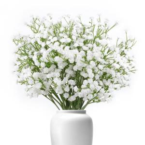 Kunstmatige Gypsophila Witte Nepbloemen Gypsophila Mini Babys Adem Baby Adem Bloemen Kunstmatige voor Bruiloft Thuis DIY Boeket Party Decoratie
