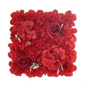Stilvolle Kunstblumen-Wandpaneel für Hochzeiten, Partys und Heimdekor-Design (2#)
