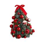 Tisch-Weihnachtsbaum, Mini-Weihnachtsbaum für den Schreibtisch mit Lichtern, dekorativer Kleiner Weihnachtsbaum, Weihnachtsdekoration für die, Style A