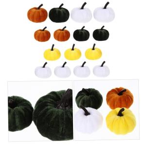 75 STK künstlicher Kürbis dekorativer Kürbis Halloween-Kürbis-Ornament Künstliche Kürbisse Pumpkin Decoration hausdeko hochzeitsdeko gefälschter Kürbis Party-Kürbis-Orname
