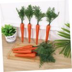 4 Plastik gemüse osterdekoration Karotten-Schaufensterdekoration PVC-Ladenstütze kreative Lebensmittel gefälschte gefälschtes Gericht Dekorationen Modell