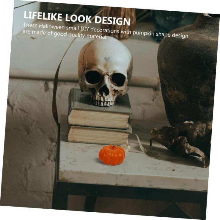 700 STK Kürbis Dekoration Halloween Pumpkin halloweenkürbis Kürbisfigur Mini-Kürbisse Halloween-Tischdekorationen Herbstdeko simulierte Kürbisse kürbis dekor selber Machen Sc