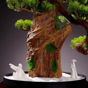 Künstlicher Bonsai-Baum Künstlicher Bonsai-Baum, Innendekoration, grüne Simulation, Willkommenskiefer, Bonsai-Baum, Wohnzimmer, Büro, Desktop-Dekoration, große gefälschte Top