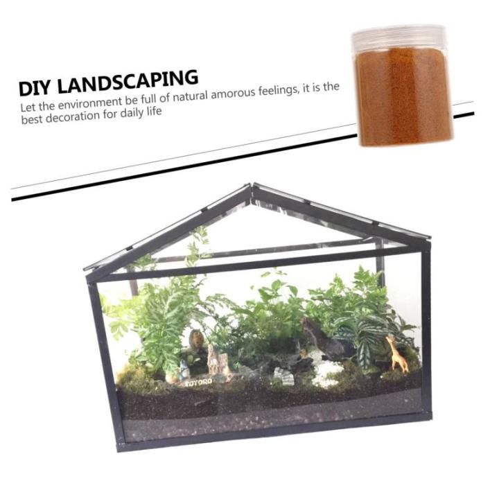 1 Moosrasenpulver Hausgemachte Ornamente Micro Landschaft Deko Grüner Teppich Moos Konserviert Bastelmoos Islandmoos Künstliches Moss Spagnum-moos Nylon Grünes Blattpulver Handb