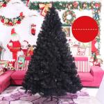 Weihnachtsdekoration Weihnachtsbaum, 5 Fuß Premium Klappbarer PVC-Weihnachtskieferbaum Mit Massiven Metallbeinen Künstlicher Weihnachtsbaum-Schwarz 150c Modisch，Black-180cm(6Ft