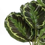 24 inch Kunstmatige Calathea Medallion Plant Nep Planten Home Decor Tropische Faux Plant in Pot voor Home Garden Office Decoratie