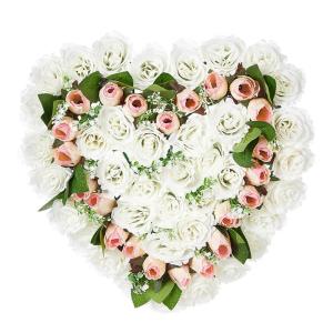 Künstliche Blumensträuße, künstliches Rosenarrangement für Hochzeit, Tafelaufsatz, Valentinstag, Dekoration, Foto-Requisiten