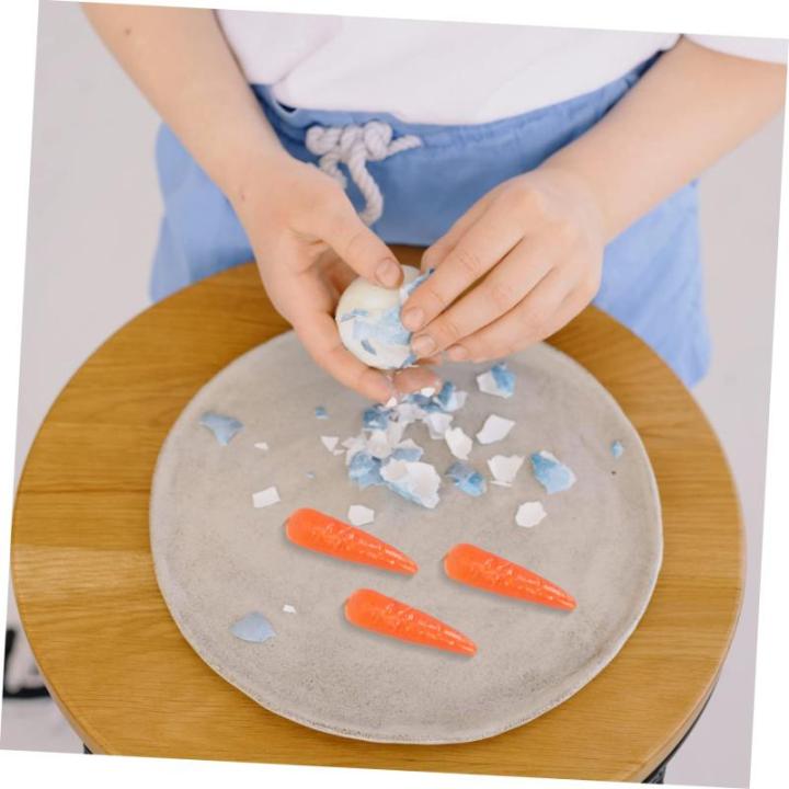1 Satz Künstliche Karotte Kinderknallzeug Mockin Karottenform Miniaturgemüse Ostermöhren Dekorationen Karotten-dekor Frühlingsdeko Heimdekorationen Karotten Basteln Schaum 30st