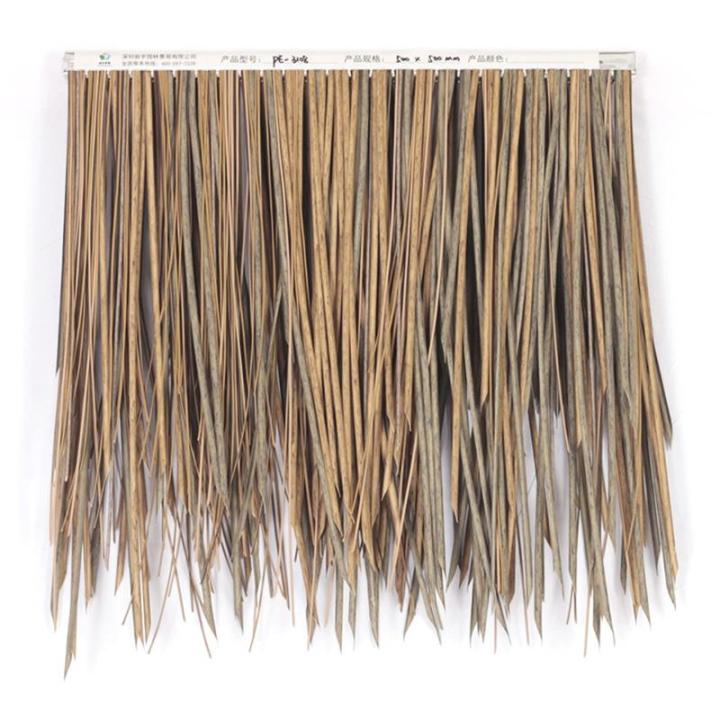 Palmgras-rolle Künstliche 50cmx50cm Kunststoff-strohdach Dekoratives Künstliches Stroh Bauernhaus Gefälschtes Stroh Stroh Holzhaus Pavillon Dekorative Strohfliesen Gefälschtes 