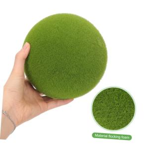 2St Simulierter Moosball Kunstmooskugeln als Vasenfüller fensterdeko selber Machen gartenmoos schmuck kunstpflanze kunstplflanze Party Mooskugel simuliertes Mooskugeldekor Schaum