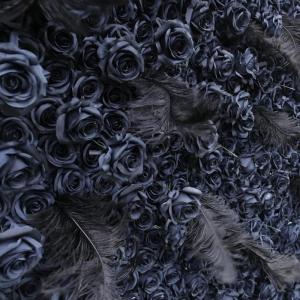 Blumen-Wandpaneel-Set, Künstlicher Wandblumen-Hintergrund, 3D-Seiden-Hortensien-Rosen-Blumenpaneel Für Fotohintergrund, Zuhause, Party, Hochzeit, Hintergrunddekoration(6.56ftx6.5