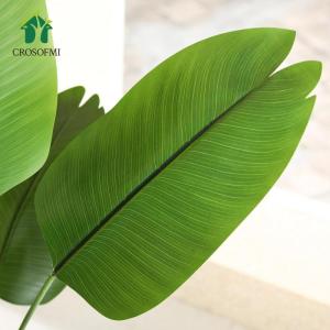 Künstliche Paradiesvogel Pflanze 150cm künstliche Tropische Palme mit 10 Blättern perfekte künstliche Pflanzen im Topf für drinnen und draußen Haus Büro Garten Moderne Dekor