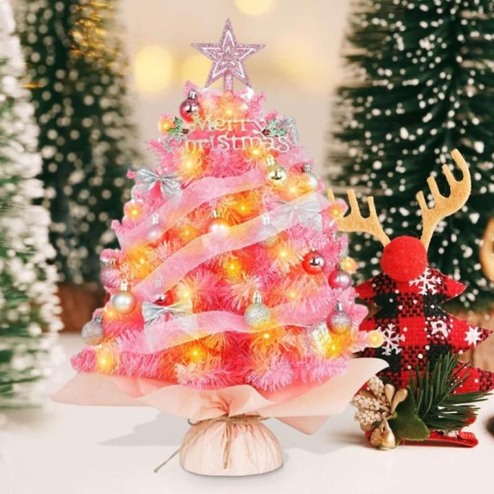 Kerstboom met verlichting 60 cm lichtketting kerstboom mini kerstboom kunstmatige kerstboom kerstdecoratie tafel kerstboom kerstcadeaus