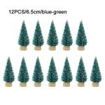 12 Stück Weihnachtsbaum aus Sisal Seidenzeder Miniatur Kiefer Flaschenbürstenbäume künstlicher mattierter Sisal-Weihnachtsbaum für die Weihnachtsdekoration,Tischdekoration