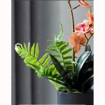 Kunstblumen Künstliches Phalaenopsis-Blumenarrangement, künstliche Orchideenblumen im Keramiktopf, künstliche Orchideen-Kunstblumen für Zuhause für jeden Anlass