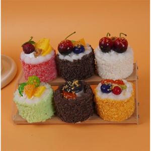Fake Kuchen künstliche Kuchen Simulation Kuchen Dessert Gemischt Gefälschte Kuchen Lebensmittel Modell Geeignet Für Restaurant Display Realistisches Essen(A)