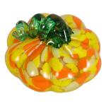 4 Stück Kürbishandwerk Kürbis-Requisite Kürbis im Herbst Kürbis-Tischdekoration Halloween Dekoration Herbst Dekoration bastelset Szenenlayout Glas Kleiner Kürbis Hausbedarf