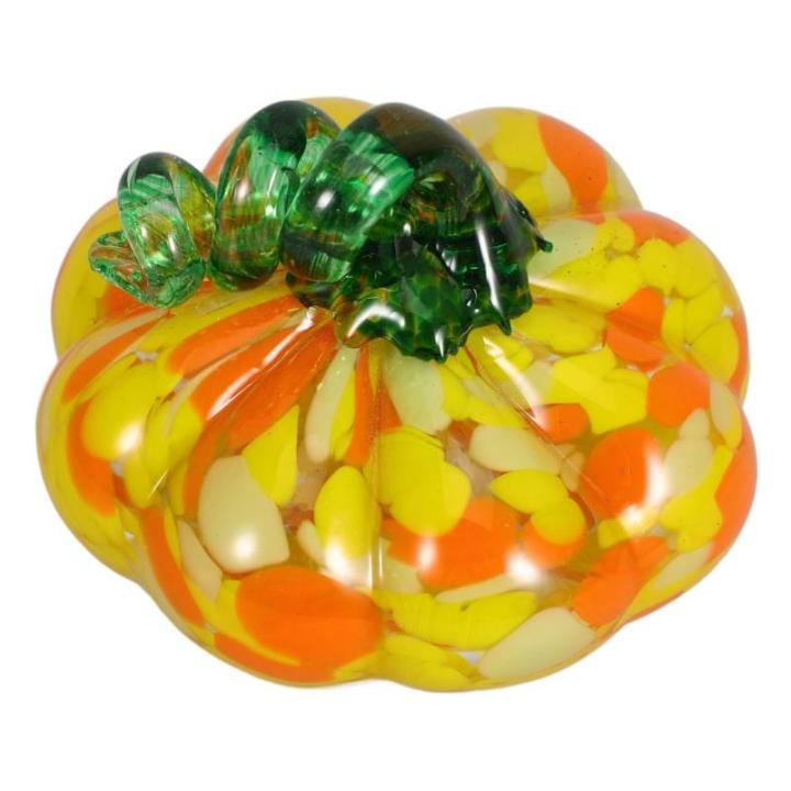 4 Stück Kürbishandwerk Kürbis-Requisite Kürbis im Herbst Kürbis-Tischdekoration Halloween Dekoration Herbst Dekoration bastelset Szenenlayout Glas Kleiner Kürbis Hausbedarf