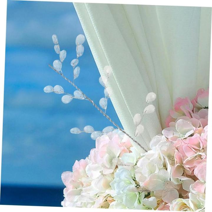 8 Stück Acryl Pflanze Blütenknospe Zweig Hochzeit Zuhause Zubehör Hochzeit Blumenhandwerk Hochzeit Party Heimdekoration Hochzeit