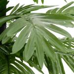 Künstliche Palme mit 88 LEDs Dekobaum Kunstbaum Deko für Weihnachten, Party, Hochzeit, Garten, Balkon Warmweiß 150 cm