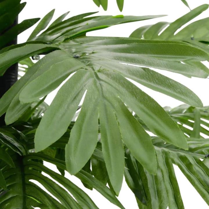 Künstliche Palme mit 88 LEDs Dekobaum Kunstbaum Deko für Weihnachten, Party, Hochzeit, Garten, Balkon Warmweiß 150 cm
