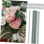 2 Sätze Blütenstiel Gefälschte Blumenunterstützung Blumenstange Künstliche Blumenstiele Blumenstab Für Party Blumenstiel Selber Machen Blumenstamm Plastik Green 11 Stück * 2