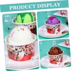24 Stück Eiscreme Modell Gefälschte Eiskugeln Eiscreme Display Requisiten Eiscreme Kugeln Schaufenster Requisite Simulierte Eiscreme Kugeln Künstliche Eiscreme Kugeln
