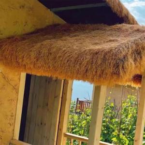Große Synthetische Strohabdeckung, Strohdach Aus Synthetischem Material, DIY-Dach Aus Stroh Für Den Garten, Synthetisches Strohdach, Tiki-Bar-Dach, Stroh-Tiki-Bar-Dekorationen(Ye