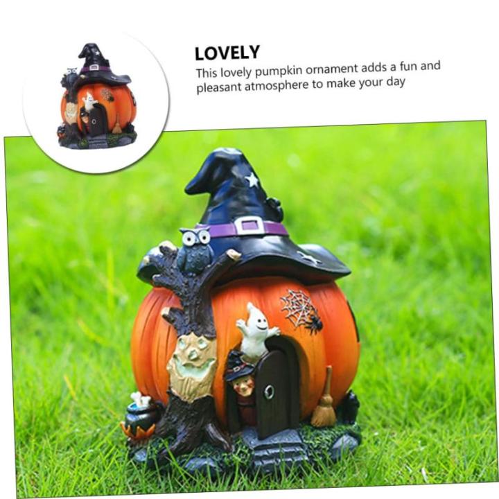 LED Decor 2 Stuks Decoraties In Pompoen Heksenwinkel Nachtkastje Eetkamer Decoratief Oplichtend Ornament Verschillende Lichten Knutselen Donkere LED Craft Lantaarn Griezelig