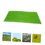 5St Mit Nylon beflocktes Gras realistischer Rasen Kunstrasen-Landschaftsdekor Grasteppich Mikro-Landschaftsstütze gefälschter Rasen schmücken robuste Rasenmatte Plastik Light Gr