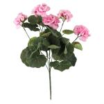 Künstliche Geranien, Blumen, künstliche Pflanze, Geranie, Strauch, Blumen, künstliche Flora, Heimdekoration, Zubehör, künstliche Pflanzen (lila)