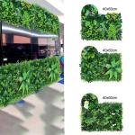 Kunstmatige gazonplant wandpanelen, 40 x 60 cm, kunstmatige buxus hegpanelen, klimop privacy levende muurafrastering voor huis tuin binnen en buiten decoratie | Geeft een natuurlij