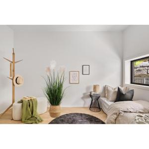 Kunstgras, kunstgras, decoogras, kunstplant, kamerplant, groene plant, kunstmatige plant, decoratie, in zwarte pot, zeer realistisch, groen (90 cm - artikelen. MN-KP-2228)