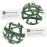 10 stuks Plastic Bloemen Bal Stand Wanden Kamerplant Plank Groen Kogel Frame Tuin Trellis Kunstmatige Vorm Snijbal Vormgeving Houten Bruiloft Plastic Dispenser Cirkel