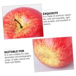 2 Sätze Künstlicher Apfel Künstliche Früchte Wohnungsdeko Red Apples Künstliche Rote Mini-äpfel Fengshui-äpfel-Figur Künstliches Modell Simulation Äpfel Dekor Schaum Pu 5 