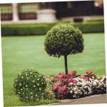 10 STK Kunststoff Blumen kugelst änder Kunstpflanze grüner Kugelrahmen Blumenband künstliche blüten Artificial künstliche Blumen Blumenkugelgestelle Grasballrahmen Plastik